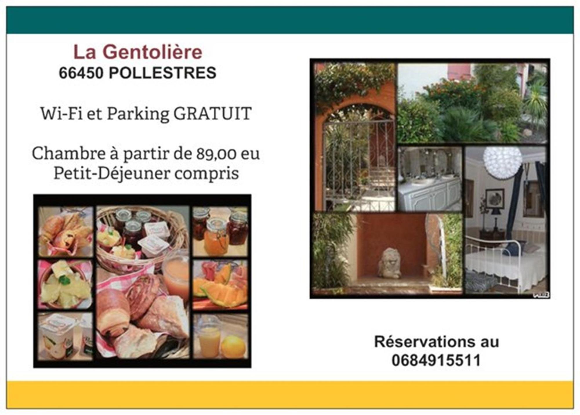 La Gentoliere Bed & Breakfast Pollestres Dış mekan fotoğraf